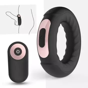 Infiniti Вибрирующее кольцо для пениса с дистанционным управлением Стимулятор клитора 1pcs
