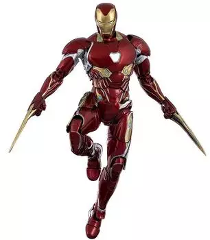 Infinity Saga DLX Iron Man Mark 50 масштаб 1/12 ABS и ПВХ и цинковый сплав и другие окрашенные металлические подвижные фигурки перепродажа