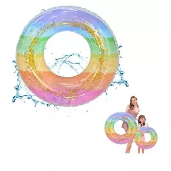 Inflatable Rings for Kids and Sizes and Sparkly Strong Perfect for Water and Ocean Arm Summer Strong Popular Toy for Boys and Birthday Gift Handle