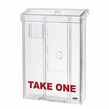 Infopost Уличный флаер-кейс A4 SNAP SHUT /прозрачный #31070