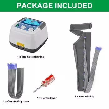 Инфракрасная терапия, пневматическая машина для талии, пневматическая воздушная волна, электрическая прессотерапия, компрессия воздуха, массажер для ног, вибрация #1