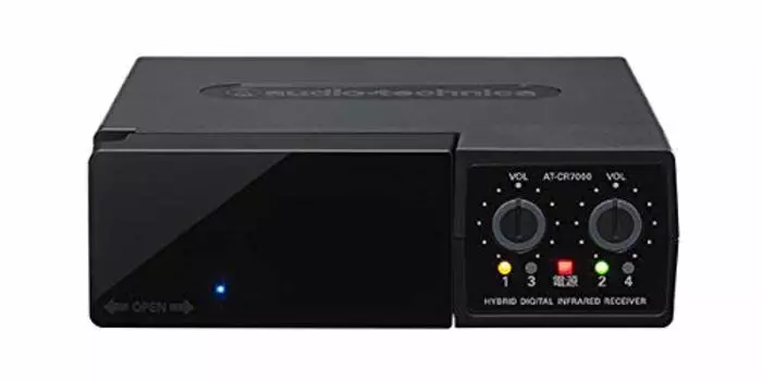 инфракрасный беспроводной приемник до 4 каналов audio-technica AT-CR7000 (Диапазон 2МГц) (Диапазон 3МГц)