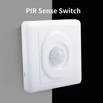 Инфракрасный датчик движения PIR, переключатель 110 В, 220 В, автоматический модуль, переключатель включения и выключения света, датчик движения тела, автоматический настенный выключатель управления освещением 1 PCS