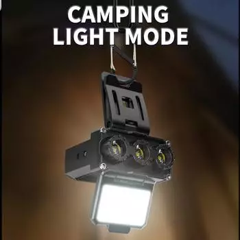 Инфракрасный датчик светодиодный налобный фонарь мощный наружный кемпинговый рыболовный налобный фонарь Type-c передний велосипедный фонарь black белый