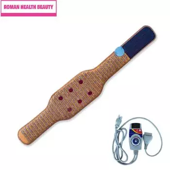 Инфракрасный пояс для массажа талии с нефритом, фотоны, ультра-длинный натуральный кристалл, чакра, волна, турмалин, подушечка с драгоценными камнями для облегчения боли