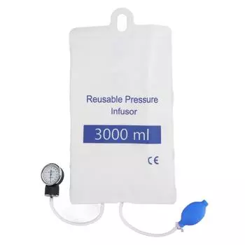 Инфузионный мешок для интенсивной терапии, быстрое вливание жидкости с индикаторной головкой для быстрой переливания крови