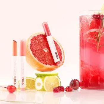 Inga Water Glow Тающий бальзам 1,8 г_5 цветов Lychee Juice (Warm Tone)