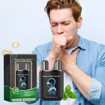 Ингалятор для носа Herbal Care с мягкими ингредиентами устраняет физический дискомфорт и повышает жизненный тонус(1,8мл) One Size