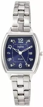 Ingenu Ingenu Solar Tonneau Type Calendar Included AHJD415 Silver [Seiko Watch] Womens