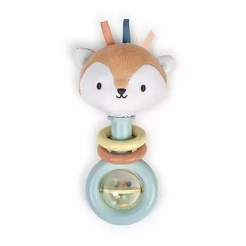 Ingenuity Ring months and Fingertip Educational Hand Play Rattle 13161 Rattle/Fox [0 up]