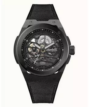 Ingersoll The Springfield Black Skeleton Dial Automatic I15201 Мужские часы чёрный