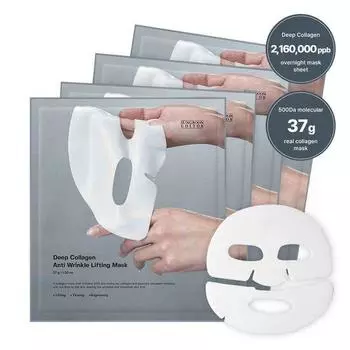 Ingredient Editor Deep Collagen Anti-Wrinkle Lifting Mask 4 шт.