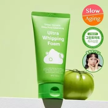 Ingredient Editor Green Tomato Deep Pore Cleansing Ultra Whipping Foam 120g, Корея очищающая