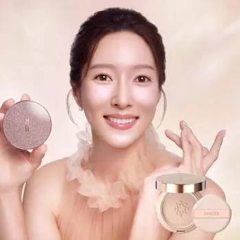 Inhever NEW Glutathione Collagen Silky Lasting Foundation Pact, No. 23, 1 pc.