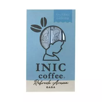 INIC coffee Refresh Aroma GABA Sticks 12 pieces 28mg of best powdered adopted by world barista [Contains plant-based GABA] [The coffee] [Taste