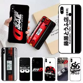 Initial D AE86 мультяшный автомобиль роскошный дизайн чехол для телефона для Xiaomi Redmi note 7 8 9 t max3 s 10 pro lite xiaomi 10