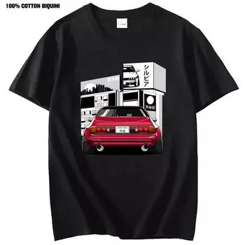 Initial DT Shirt Fragment Футболка Белая футболка Jdm Boost Turbo Японские автолюбители Racing Race Футболка большого размера с короткими рукавами L