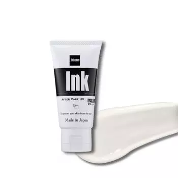 Ink Aftercare UV 60g Солнцезащитный крем для кожи с татуировками (SPF50) [Сделано в Японии]