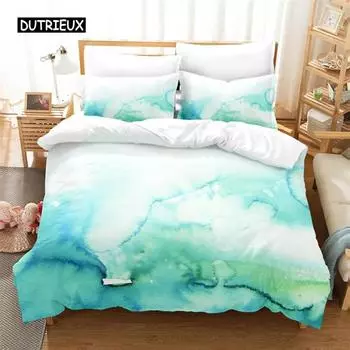 Ink Wash Printing Bedding Set Duvet Cover Set 3d Bedding Digital Printing Bed Linen Queen Size Bedding Set Fashion Design 70x133cm 2pcs