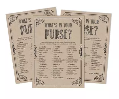 Inkdotpot 30A Baby ShowerA подгузник лотерейный билет лотерея вставить карты поставки игры для Baby Shower вечерние 5 x 7 Inches