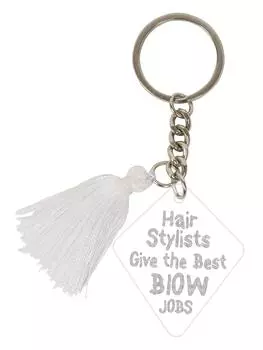 Inkdotpot Акриловый брелок для ключей для взрослых Юмор Выгравированный брелок Новоселье 4.3 Inches чистый