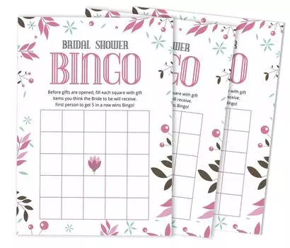 Inkdotpot CardsA для свадебного душа, девичника, массового пустого квадрата, заполнения идей подарков 5 x 7 Inches белый