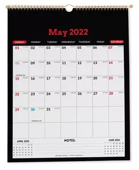 Inkdotpot Inkdotpot 16x12,5 Настенный календарь - работает до декабря 2023 г. Ежемесячный календарь на 2022-2023 гг. f 16x12.5 Inches белый