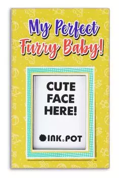 Inkdotpot My Perfect Furry Baby фото магнитная рамка-собака кошка магнитные фоторамки для магнитов на холодильник-9x5.5 9x5.5 cm жёлтый