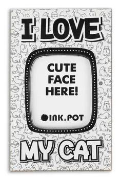 Inkdotpot My Perfect Furry Baby фото магнитная рамка собака кошка магнитные фоторамки для магнитов на холодильник-9x5.5 9x5.5 cm белый