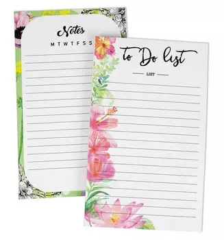 Inkdotpot Pack из 2 ежедневных планировщиков, недатированных блокнотов, блокнот для заметок, список дел, отрывной блокнот, органайзер, планировщик, организация задач (50 листов 7.5x4.5 inches мятный зеленый