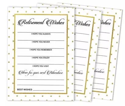 Inkdotpot Pack Of 30, Join Us Invitations With Envelopes, Gold Confetti, Retirement Party Celebration Invite Cards 5 x 7 Inches чёрный