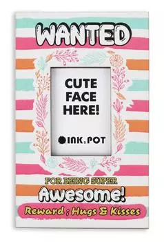 Inkdotpot разыскивается за то, что это супер потрясающая фоторамка на магните для холодильника-9 x 5,5 9 x 5.5 cm разноцветный