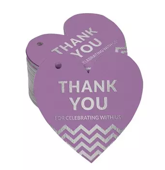 Inkdotpot Спасибо, что отпраздновали с нами Свадебный душ-Детский душ-Выход на пенсию-Свадьба-День рождения Бутылка Бирка Настоящая серебряная фольга Польза Повесить бирки Упаковка 50 Gold Foil Tags чёрный