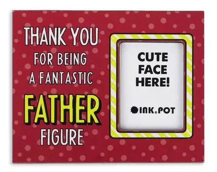 Inkdotpot Спасибо за то, что вы фантастическая фигурка отца, магнитная фоторамка для магнитов на холодильник-8x10 8 x 10 cm малиновый