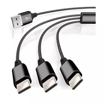 inklink официальный 3 типа на выбор 9 цветов компактная головка 3 в 1 кабель для зарядки быстрый 1,2 м шнур для зарядки 3 в 1 сверхпрочный USB-C Type-C MicroUSB