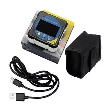 Инклинометр, магнитный искатель углов, ЖК-подсветка, наклонный измеритель уровня, измеритель наклона, электронный транспортир, гониометр