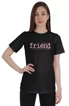 Inkmeso Inkmeso Женский топ с цитатами You ve Got A Friend In Me Футболка с графическим принтом 3XL чёрный