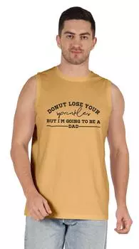 Inkmeso Мужская футболка Donut Loose Your Sprinkles But I m Going To Be A Dad Графическая футболка для беременных 3X-Large коричневый