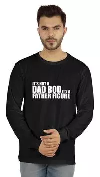 Inkmeso Мужская футболка Its Not A Dad Bod Its A Father Figure Забавные цитаты Daddy Tee 3X-Large зелёный