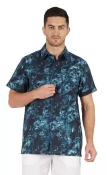 Inkmeso Мужская ретро-футболка с двумя карманами и принтом Повседневная приталенная хлопковая пуговица 3X-Large серый