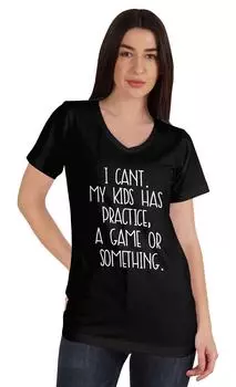 Inkmeso Я не могу, чтобы мои дети практиковали игру или что-то в футболке L чёрный