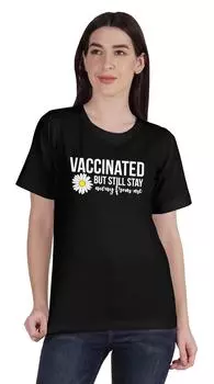 Inkmeso Женщины вакцинированы, но все еще держатся подальше от меня Забавная вакцина Pro 3XL чёрный