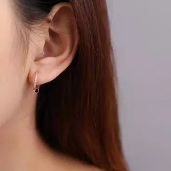 Инкрустированные бриллиантами изогнутые серьги для женщин, новые модные высококачественные серьги-крючки в форме полумесяца