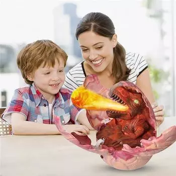 Инкубационный спрей яйцо динозавра голосовое управление свет моделирование Рождественская детская игрушка