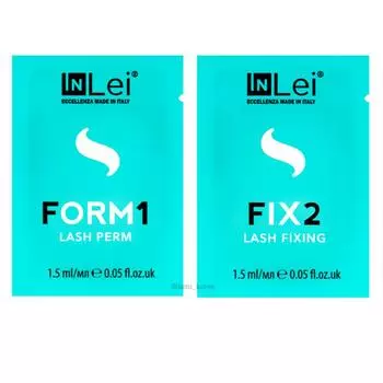 INLEI perm agent Итальянский inlay luxury eyelash perm agent 1 агент 2 комплект, 1 шт.