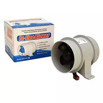 Inline Blower Boat Bilge sy01211 | 4 Gray Plastic