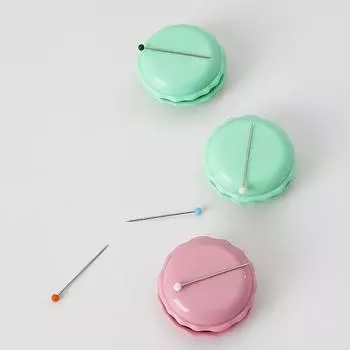 Inne Macaroon Цвет гамбургера игольчатый аспиратор с вышивкой 1 шт. игла для облегчения высвобождения швейных аксессуаров магнитный органайзер для булавок зелёный