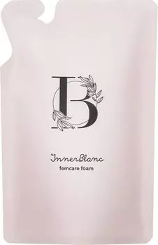 Inner Blanc Femcare Пена Сменный блок 100 мл 1 месяц мыло для ухода за интимной зоной слабое (приблизительно. поставка) [Нежное мыло, пена, кислотность]