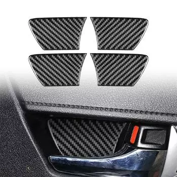 Inner Door Bowl Decorative Sticker Carbon Fiber New for Toyota Hilux 2015-2021