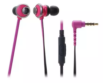 Inner ear headphones for smartphones Pink audio-technica